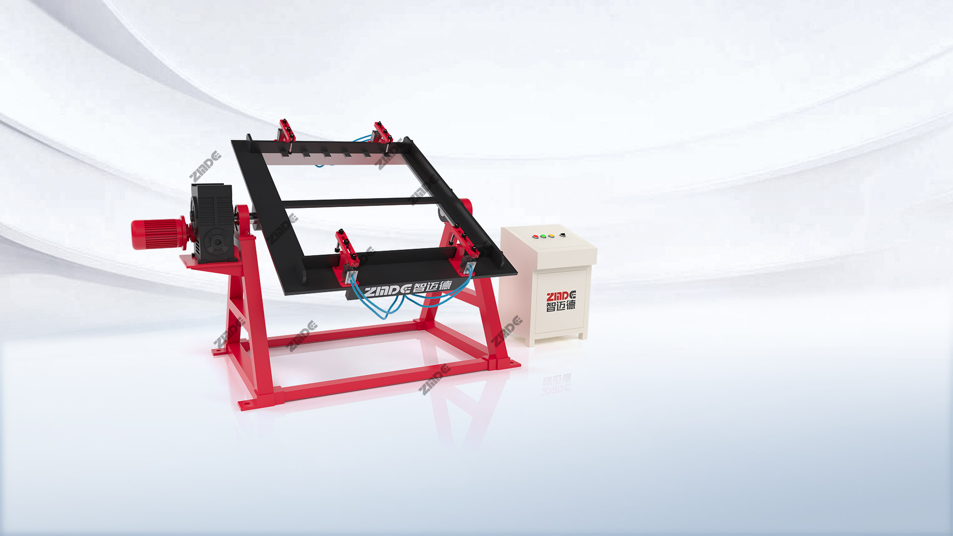 箱型梁內隔板組立機