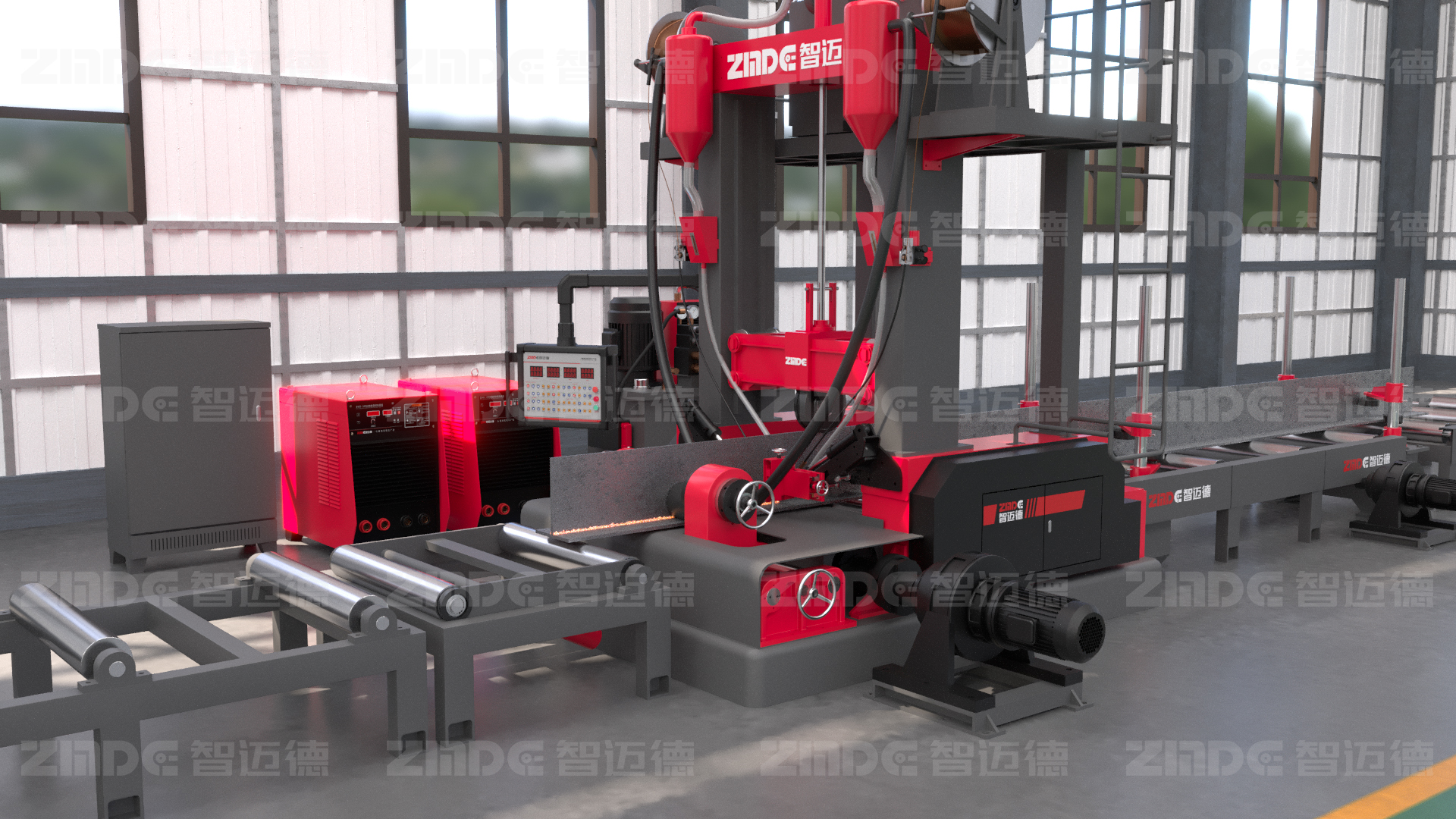 省時省力省人工，組焊矯一體機解鎖鋼結構加工新模式