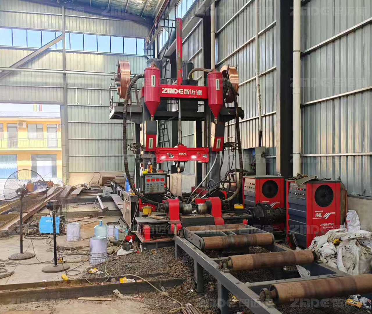 從分散到集成，組焊矯一體機重構鋼結構的生產流程